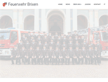 Tablet Screenshot of feuerwehr-brixen.org